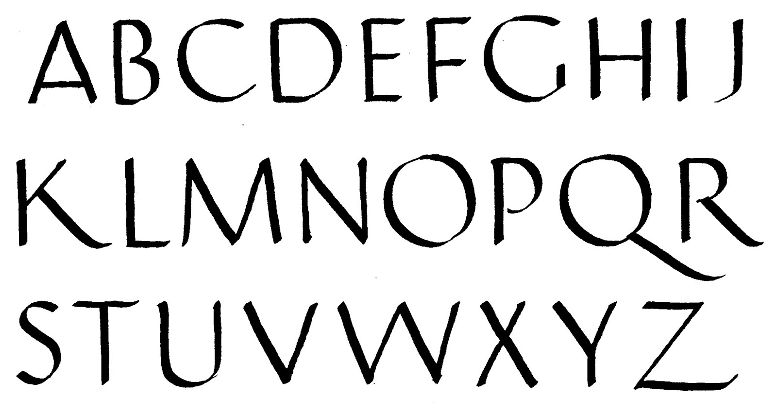 CXIII Римский алфавит